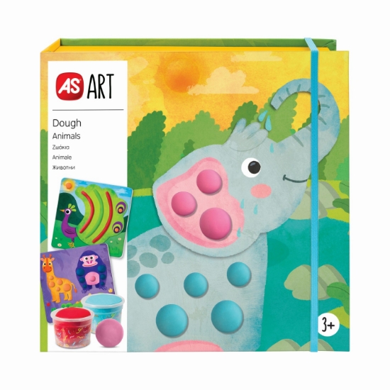 Imagine AS ART SET 7 BORCANASE DE PLASTILINA ANIMALE