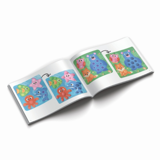 Imagine  AS Art Set 7 borcănașe de plastilină – Animale