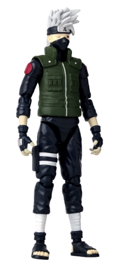 Imagine BANDAI FIGURINA  NARUTO SHIPPUDEN HATAKE KAKASHI FOURTH GREAT NINJA WAR   16.5CM