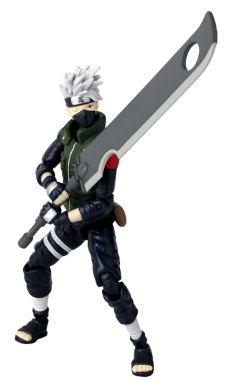Imagine BANDAI FIGURINA  NARUTO SHIPPUDEN HATAKE KAKASHI FOURTH GREAT NINJA WAR   16.5CM