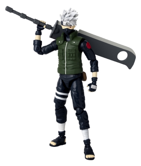 Imagine BANDAI FIGURINA  NARUTO SHIPPUDEN HATAKE KAKASHI FOURTH GREAT NINJA WAR   16.5CM