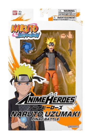 Imagine BANDAI FIGURINA NARUTO SHIPPUDEN NARUTO UZUMAKI FINAL BATTLE   16.5CM