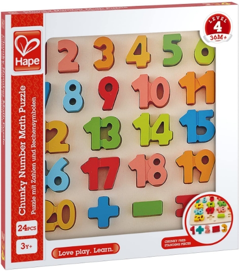 Imagine Hape Puzzle Matematica Chunky