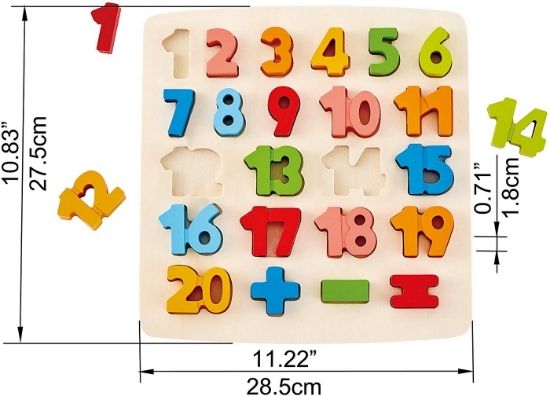 Imagine Hape Puzzle Matematica Chunky