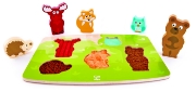 Imagine Hape Puzzle Tactil – Animalele din pădure