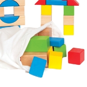 Imagine Hape Set piese de construit multicolor