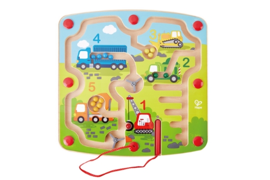 Imagine Hape labirint magnetic construcții și numere
