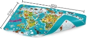 Imagine Hape Puzzle 2-în-1 Turul lumii