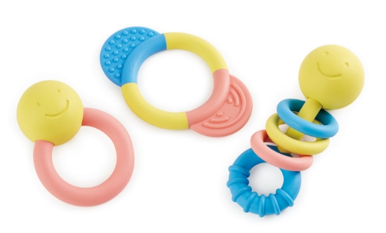 Imagine Hape set inel dentiție și zornăitoare