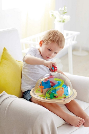 Imagine Hape labirint magnetic cu bile colorate