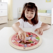 Imagine HAPE PUZZLE ROTUND CU 2 FETE