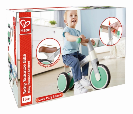 Imagine Bicicletă de echilibru Hape cu 3 roți, verde