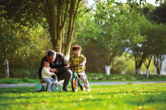 Imagine Bicicletă de echilibru Hape cu 3 roți, verde