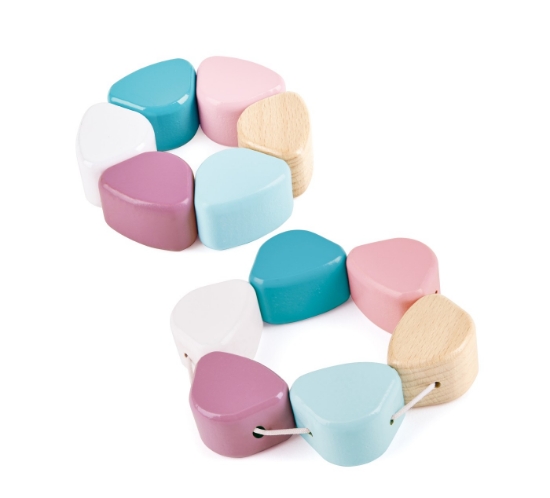 Imagine Turn de stivuire Hape – model Iepuraș din lemn cu texturi moi