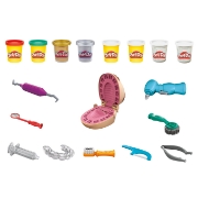 Imagine PLAY-DOH SET DENTISTUL CU ACCESORII SI DINTI COLORATI