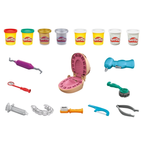 Imagine Play-Doh Set dentistul cu accesorii și dinți colorați