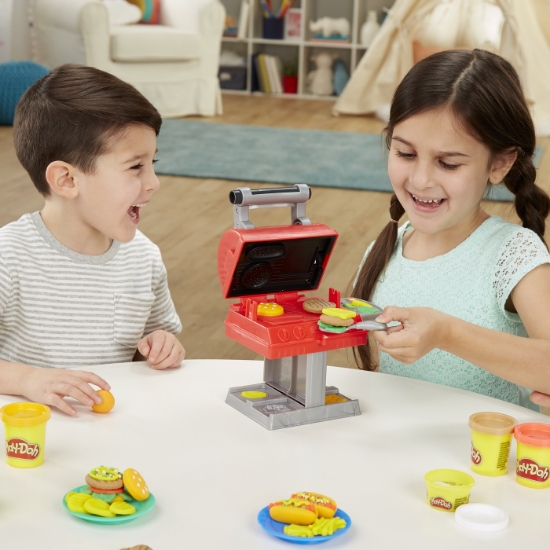 Imagine Play-Doh Set grătar cu forme și ștampile