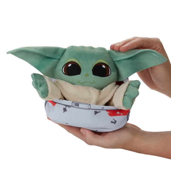 Imagine Star Wars Baby Yoda Mandalorianul se ascunde