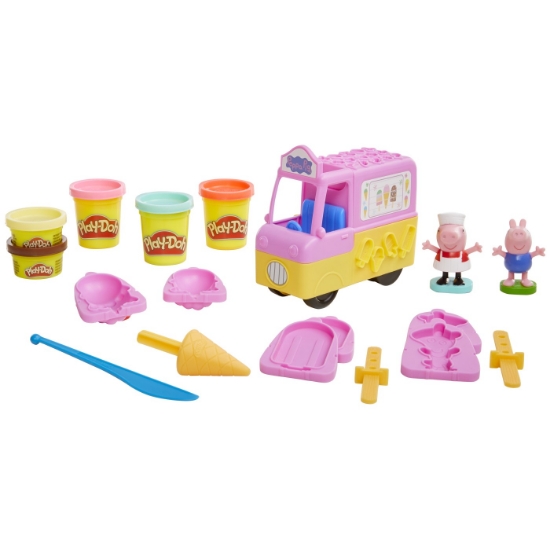 Imagine Play-Doh Peppa Pig și mașina de înghețată