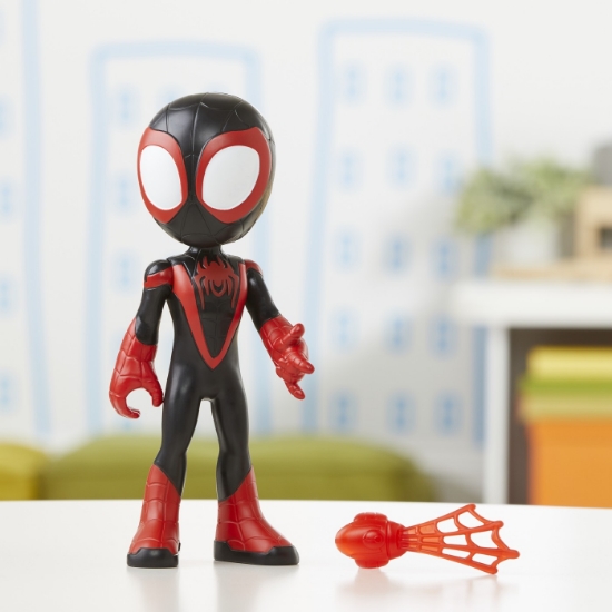 Imagine SPIDEY PRIETENII EXTRAORDINARI FIGURINA MILES MORALES SPIDER MAN SUPRADIMENSIONATA 22.8CM