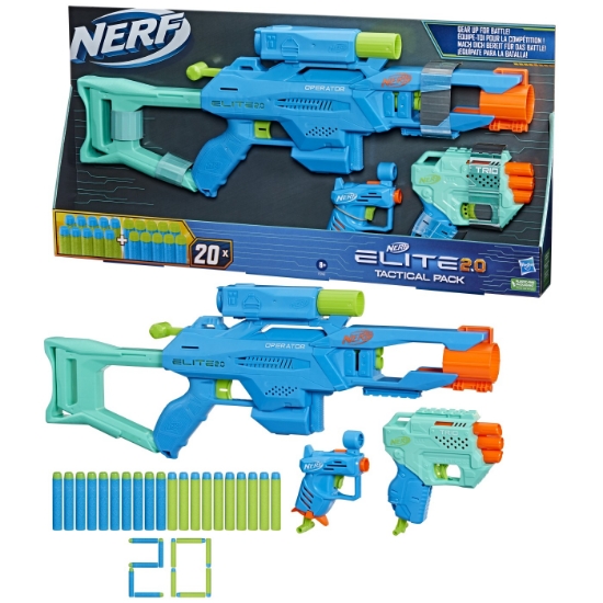 Imagine NERF SET 3 BLASTERE ELITE 2.0 TACTICAL PACK