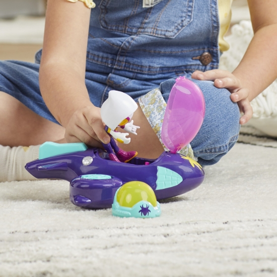 Imagine SPIDEY PRIETENII EXTRAORDINARI SET MASINUTA SI FIGURINA GHOST SPIDER