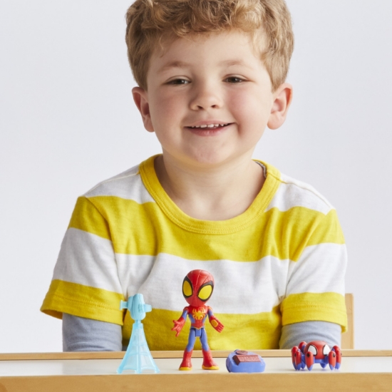 Imagine SPIDEY PRIETENII EXTRAORDINARI SET FIGURINA SPIDEY 10CM SI ACCESORII