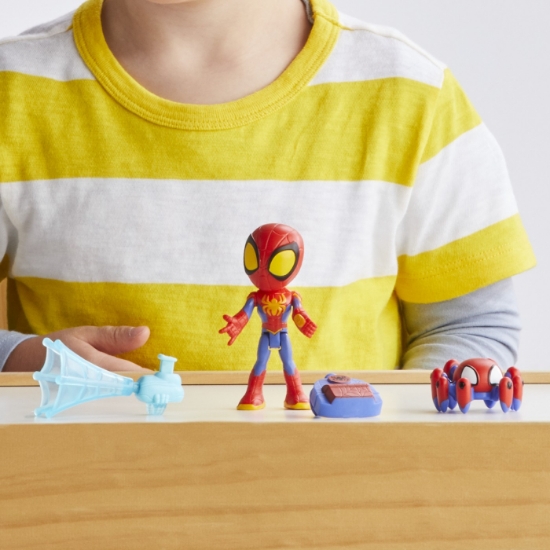 Imagine SPIDEY PRIETENII EXTRAORDINARI SET FIGURINA SPIDEY 10CM SI ACCESORII