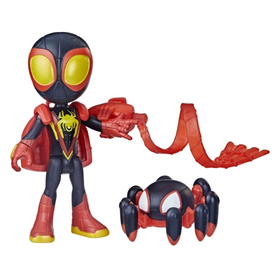 Imagine SPIDEY PRIETENII EXTRAORDINARI SET FIGURINA MILES MORALES SPIDER MAN 10CM SI ACCESORII
