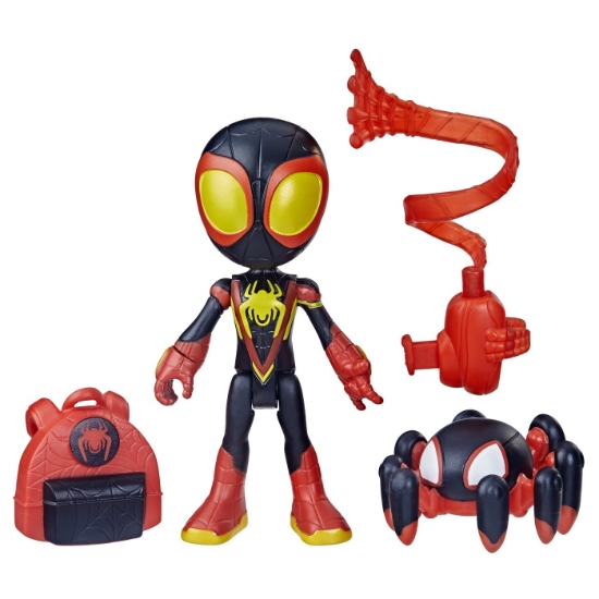 Imagine SPIDEY PRIETENII EXTRAORDINARI SET FIGURINA MILES MORALES SPIDER MAN 10CM SI ACCESORII