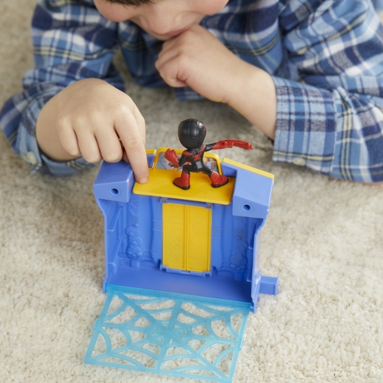 Imagine SPIDEY PRIETENII EXTRAORDINARI CITY BLOKS SET DE CONSTRUCTIE BANCA