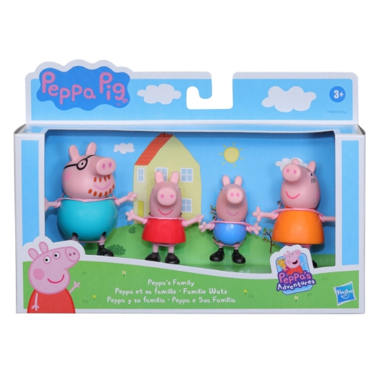 Imagine PEPPA PIG SET FIGURINE FAMILIA PIG
