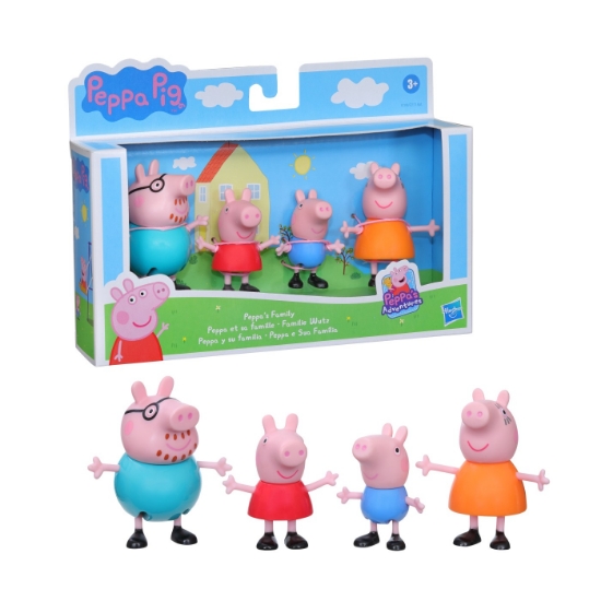 Imagine PEPPA PIG SET FIGURINE FAMILIA PIG