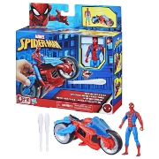 Imagine SPIDERMAN SET FIGURINA SI VEHICUL WEB BLAST CYCLE