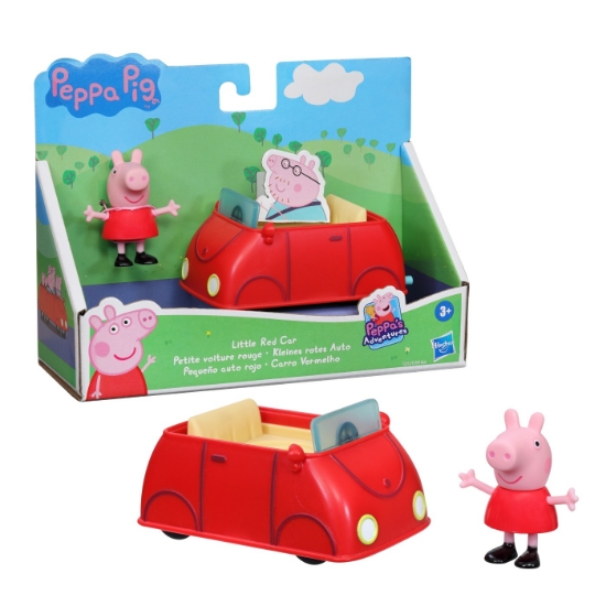 Imagine Peppa Pig vehicul cu figurină – Micuța mașină roșie
