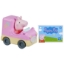 Imagine Peppa Pig mașinuța buggy de înghețată și figurina Peppa