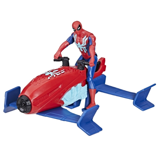 Imagine SPIDERMAN SET VEHICUL HYDRO JET SI FIGURINA SPIDER MAN 10CM