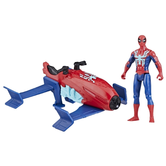 Imagine SPIDERMAN SET VEHICUL HYDRO JET SI FIGURINA SPIDER MAN 10CM