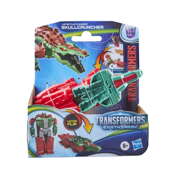 Imagine TRANSFORMERS 7 EARTHSPARK FIGURINA TRANSFORMABILA SKULLCRUNCHER 6CM
