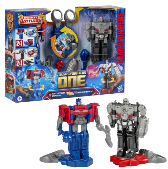 Imagine TRANSFORMERS ONE SET 2 FIGURINE OPTIMUS PRIME SI MEGATRON