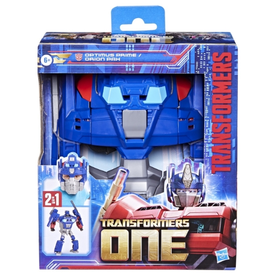 Imagine TRANSFORMERS ONE 2 IN 1 OPTIMUS PRIME SI MASCA