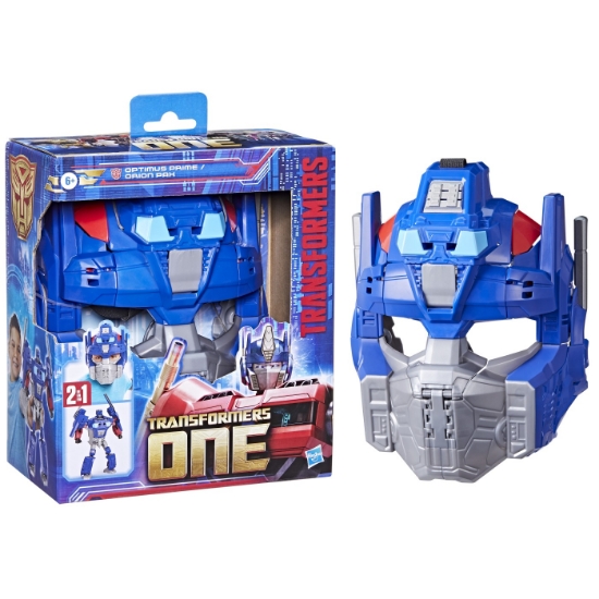 Imagine TRANSFORMERS ONE 2 IN 1 OPTIMUS PRIME SI MASCA