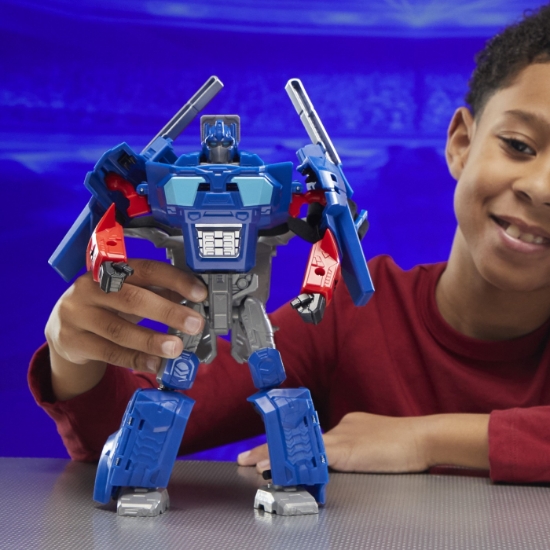 Imagine TRANSFORMERS ONE 2 IN 1 OPTIMUS PRIME SI MASCA