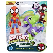 Imagine SPIDEY SI PRIETENII MARVEL DINO WEBS SPIDEY SI GOBLIN RAPTOR