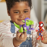 Imagine SPIDEY SI PRIETENII MARVEL DINO WEBS SPIDEY SI GOBLIN RAPTOR