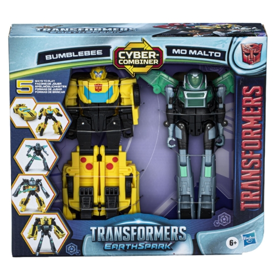 Imagine TRANSFORMERS EARTHSPARK SET 2 FIGURINE BUMBLEBEE SI MO MALTO