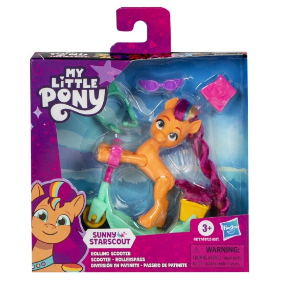 Imagine MY LITTLE PONY SUNNY STARSCOUT PE SCOOTER SET FIGURINA SI 4 ACCESORII