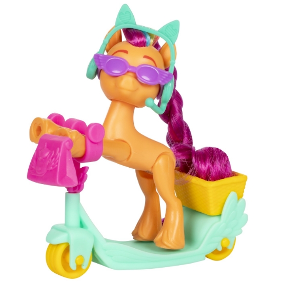 Imagine MY LITTLE PONY SUNNY STARSCOUT PE SCOOTER SET FIGURINA SI 4 ACCESORII