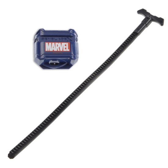 Imagine BEYBLADE X MARVEL SET DUO IRON MAN 4-80B SI THANOS 4-60P