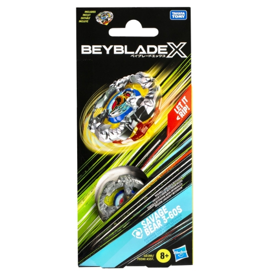 Imagine  BEYBLADE X LET IT RIP SPIRALA SAVAGE BEAR 3-60S
